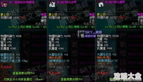深度解析DNF领主粉装备：哪些值得考虑删除与原因探讨