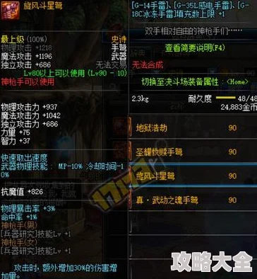 DNF深度解析：哪个部位装备决定角色属性与战斗力
